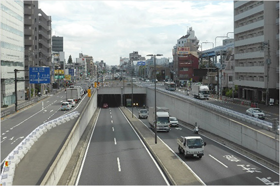 立体化整備による渋滞の解消